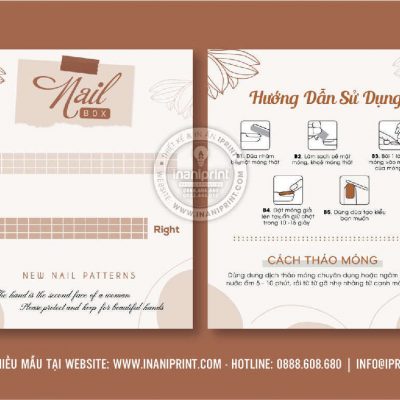 Mẫu Nails Box, Card Gắn Móng Tay Giả, Giấy Gắn Móng Tay Giả Đẹp Giá Rẻ