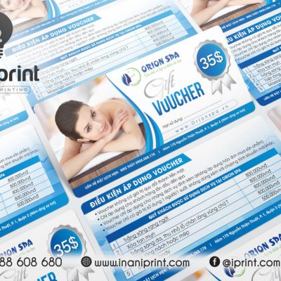 Mẫu Thẻ Giảm Giá Spa, Phiếu Giảm Giá Spa, Voucher Giảm Giá Spa Đẹp Giá Rẻ