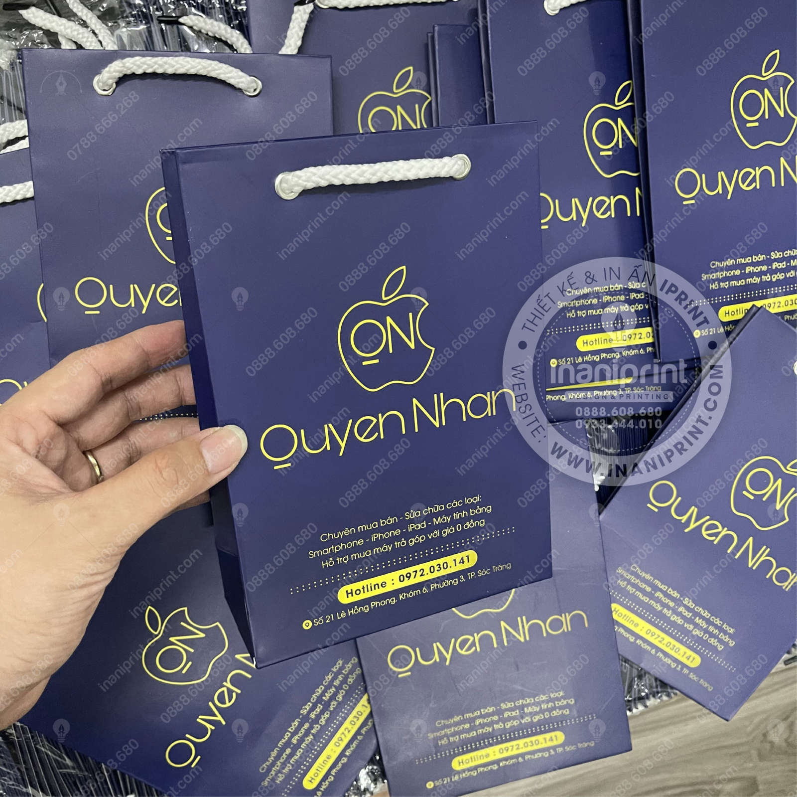 Mẫu Túi Giấy Mobile Shop, Túi Xách Giấy Mobile Shop, Túi Giấy Quảng Cáo Mobile Shop Đẹp Giá Rẻ - Image 4