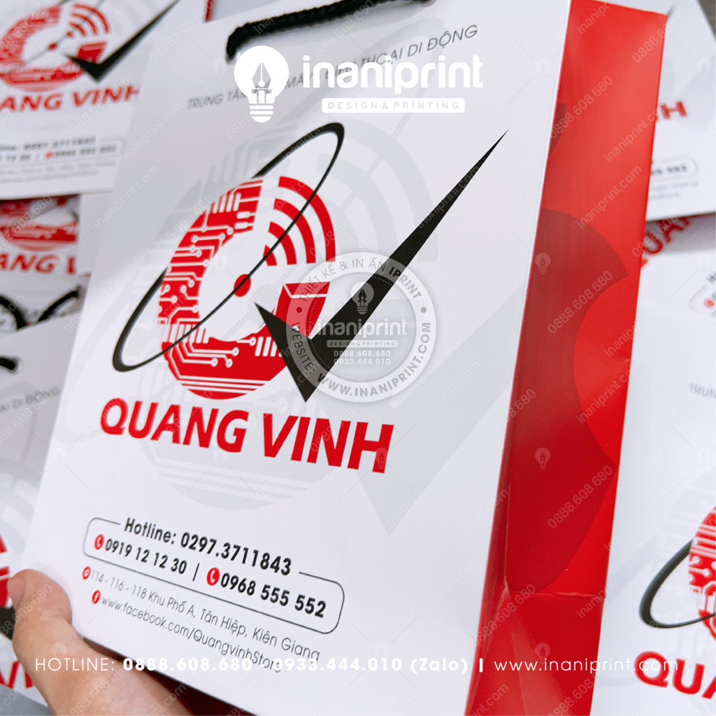 Mẫu Túi Giấy Mobile Shop, Túi Xách Giấy Mobile Shop, Túi Giấy Quảng Cáo Mobile Shop Đẹp Giá Rẻ