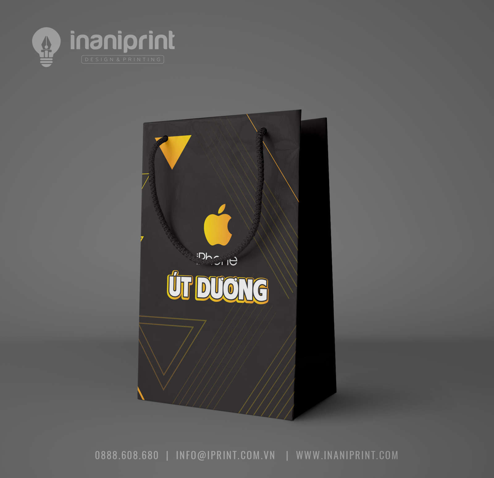 Mẫu Túi Giấy Đựng Điện Thoại, Túi Giấy Mobile Shop, Túi Xách Giấy Mobile Shop, Túi Giấy Quảng Cáo Mobile Shop Đẹp Giá Rẻ - Ảnh 3