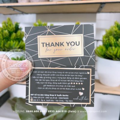 Mẫu Card cám ơn Shop Si Kun Vu, Thiệp cám ơn Shop Si Kun Vu, Danh Thiếp cám ơn Shop Si Kun Vu đẹp giá rẻ