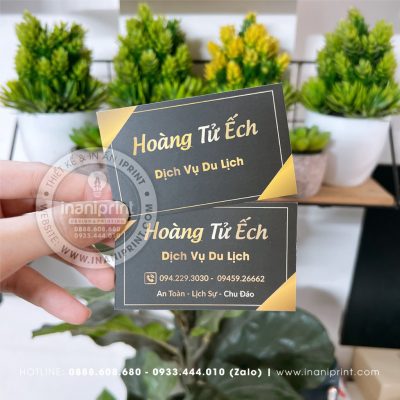 Mẫu Card Visit Dịch Vụ Du Lịch Hoàng Tử Ếch, Name Card Dịch Vụ Du Lịch Hoàng Tử Ếch, Danh Thiếp Dịch Vụ Du Lịch Hoàng Tử Ếch đẹp giá rẻ