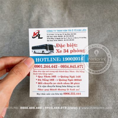 Mẫu Card Visit Công Ty Vận Tải Ô Tô Kim Liên, Name Card Công Ty Vận Tải Ô Tô Kim Liên, Danh Thiếp Công Ty Vận Tải Ô Tô Kim Liên đẹp giá rẻ