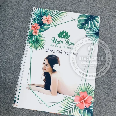 Mẫu Menu Bồi Tiệm Spa, Bảng Giá Bồi Tiệm Spa, Thực Đơn Bồi Tiệm Spa Đẹp Giá Rẻ