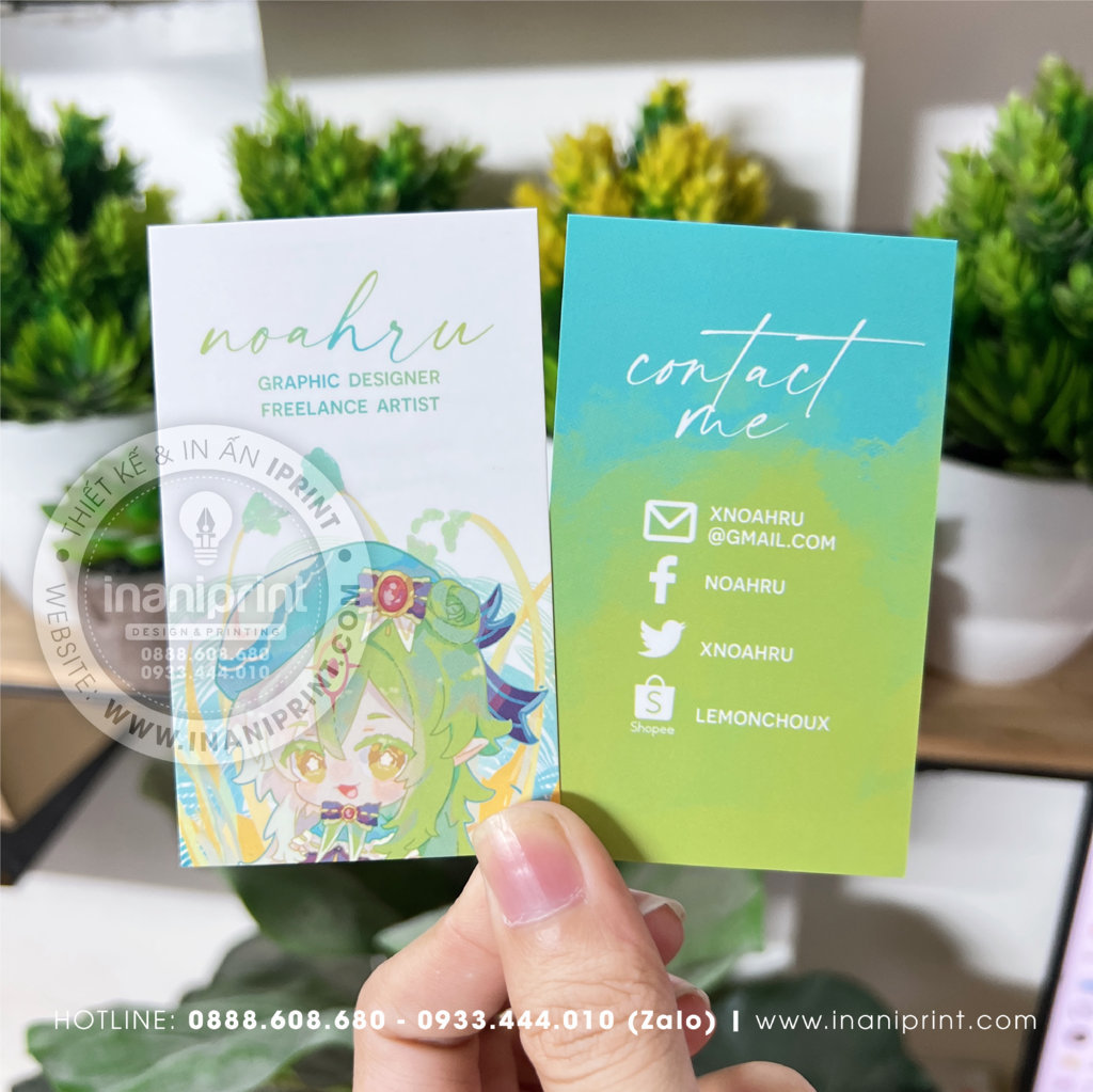 Mẫu Card Visit Công Ty Noahru, Name Card Công Ty Noahru, Danh Thiếp Công Ty Noahru đẹp giá rẻ