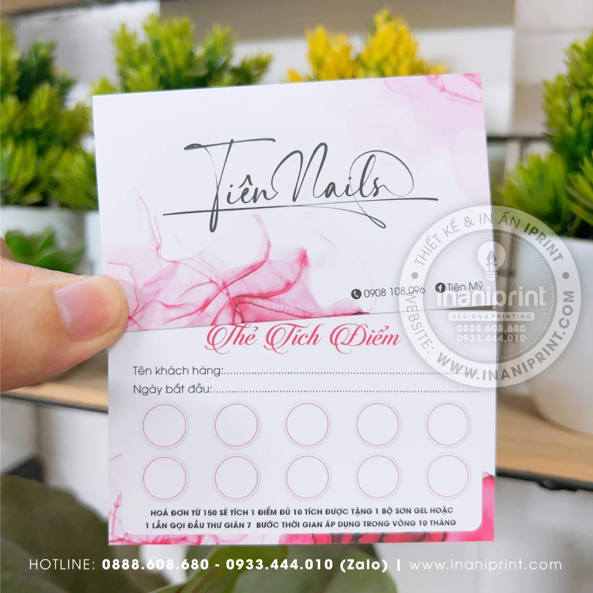 mẫu thẻ tích điểm