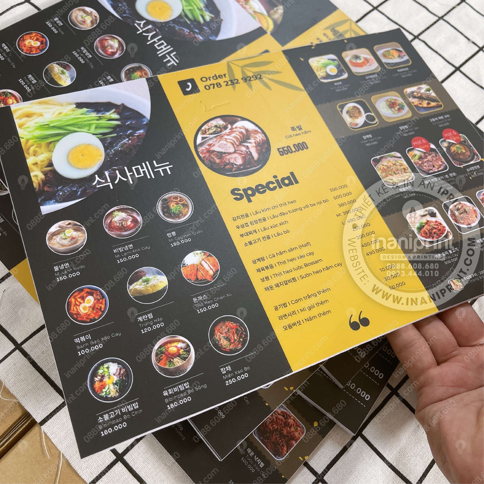 Mẫu Menu Fomex Quán Ăn, Bảng Giá Fomex Quán Ăn, Thực Đơn Quán Ăn Fomex Đẹp Giá Rẻ - Image 2