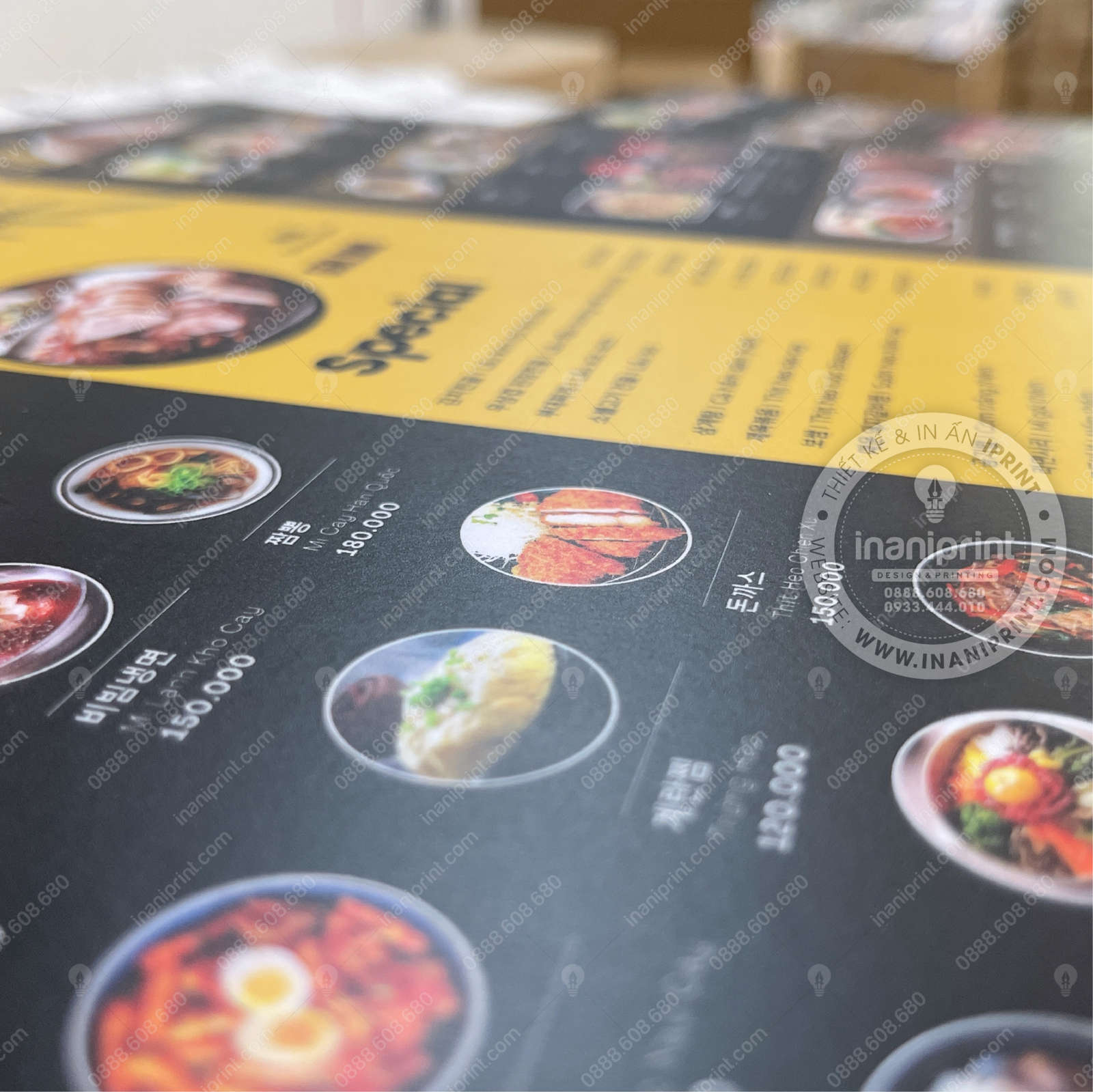 Mẫu Menu Fomex Quán Ăn, Bảng Giá Fomex Quán Ăn, Thực Đơn Quán Ăn Fomex Đẹp Giá Rẻ - Image 4