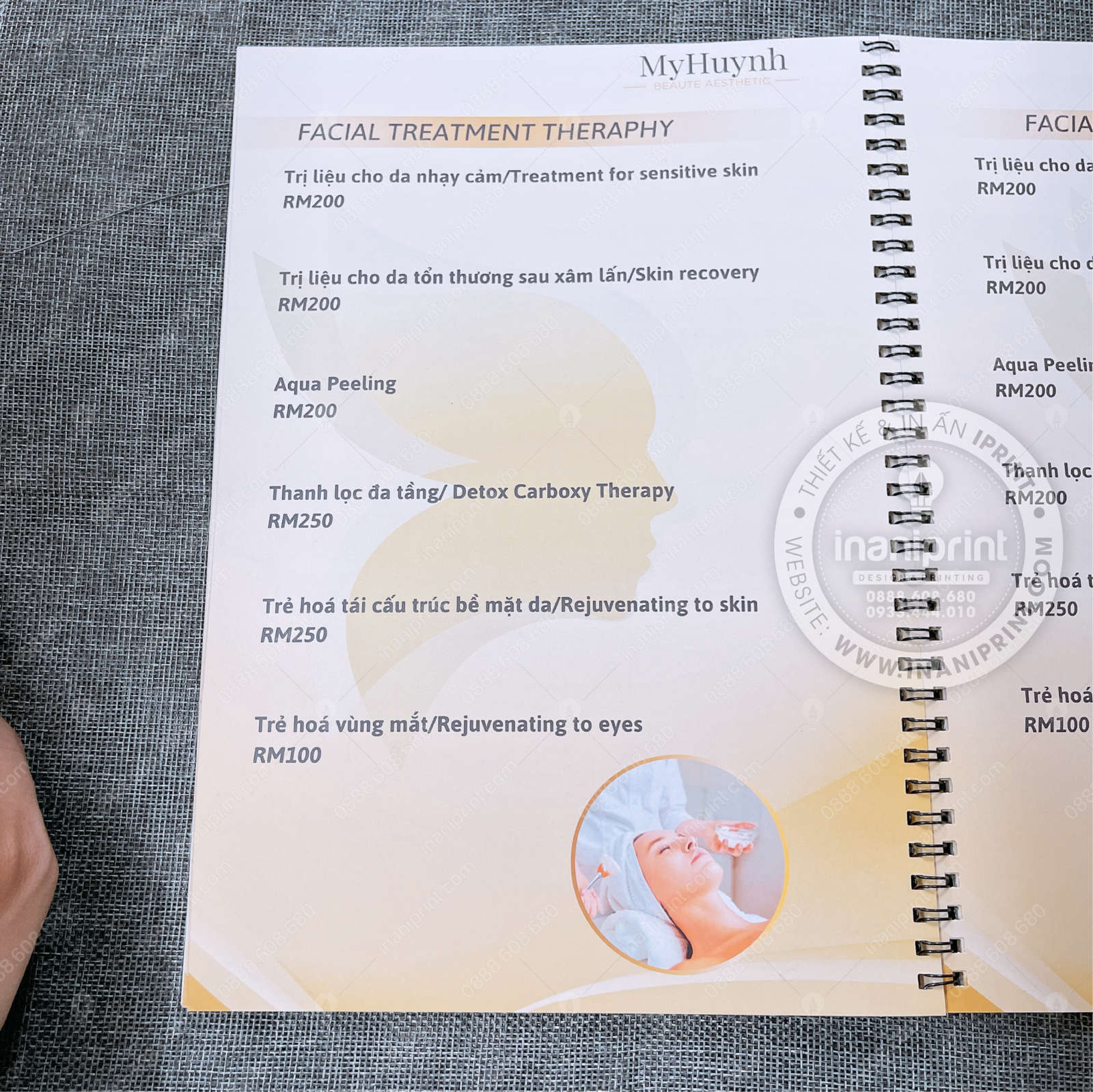 Mẫu Menu Spa, Bảng Giá Spa, Thực Đơn Đẹp Giá Rẻ - Ảnh 2