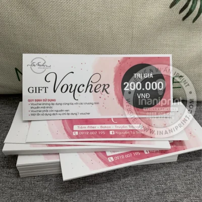 Mẫu Thẻ Giảm Giá Spa, Phiếu Giảm Giá Spa, Voucher Giảm Giá Spa Đẹp Giá Rẻ