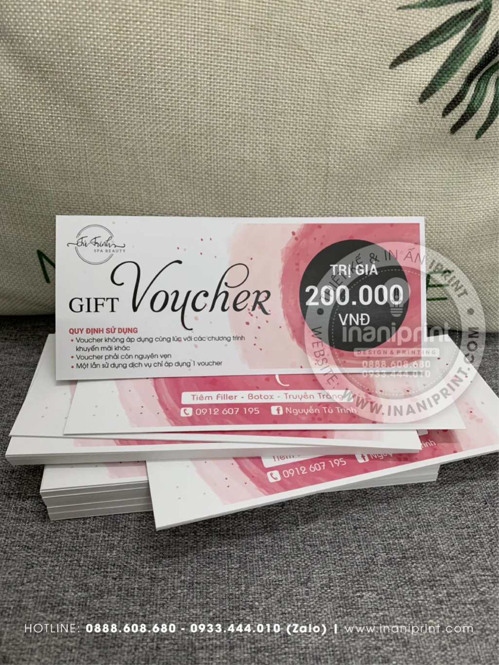 mẫu voucher spa