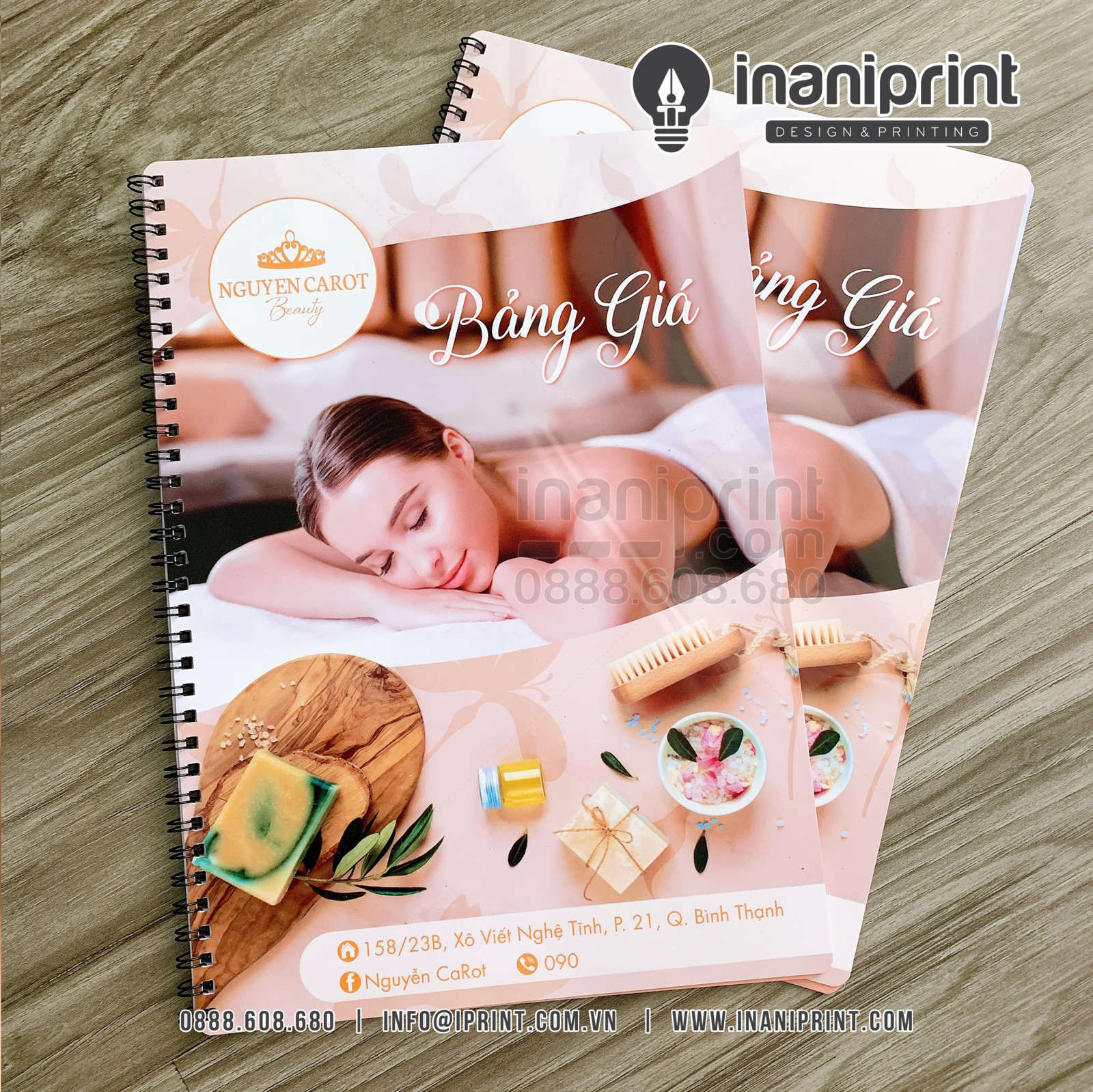 Mẫu Menu Nhựa Spa, Bảng Giá Nhựa Spa, Thực Đơn Nhựa Spa Đẹp Giá Rẻ - Image 3