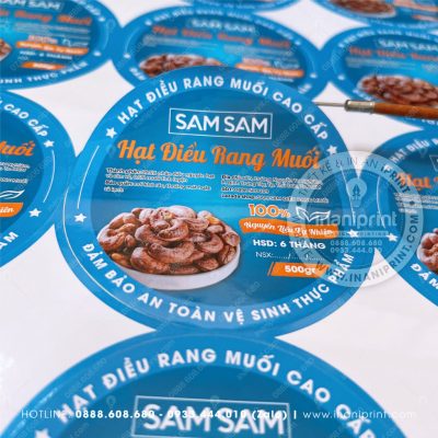 Mẫu Tem Shop Hạt Điều, Tem Nhãn Shop Hạt Điều, Decal Dán Shop Hạt Điều, Tem Dán Shop Hạt Điều Đẹp Giá rẻ