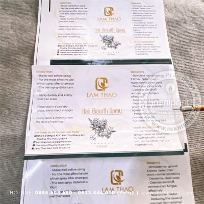 Mẫu Tem Shop Dầu Gội, Tem Nhãn Shop Dầu Gội, Decal Dán Shop Dầu Gội, Tem Dán Shop Dầu Gội Đẹp Giá rẻ