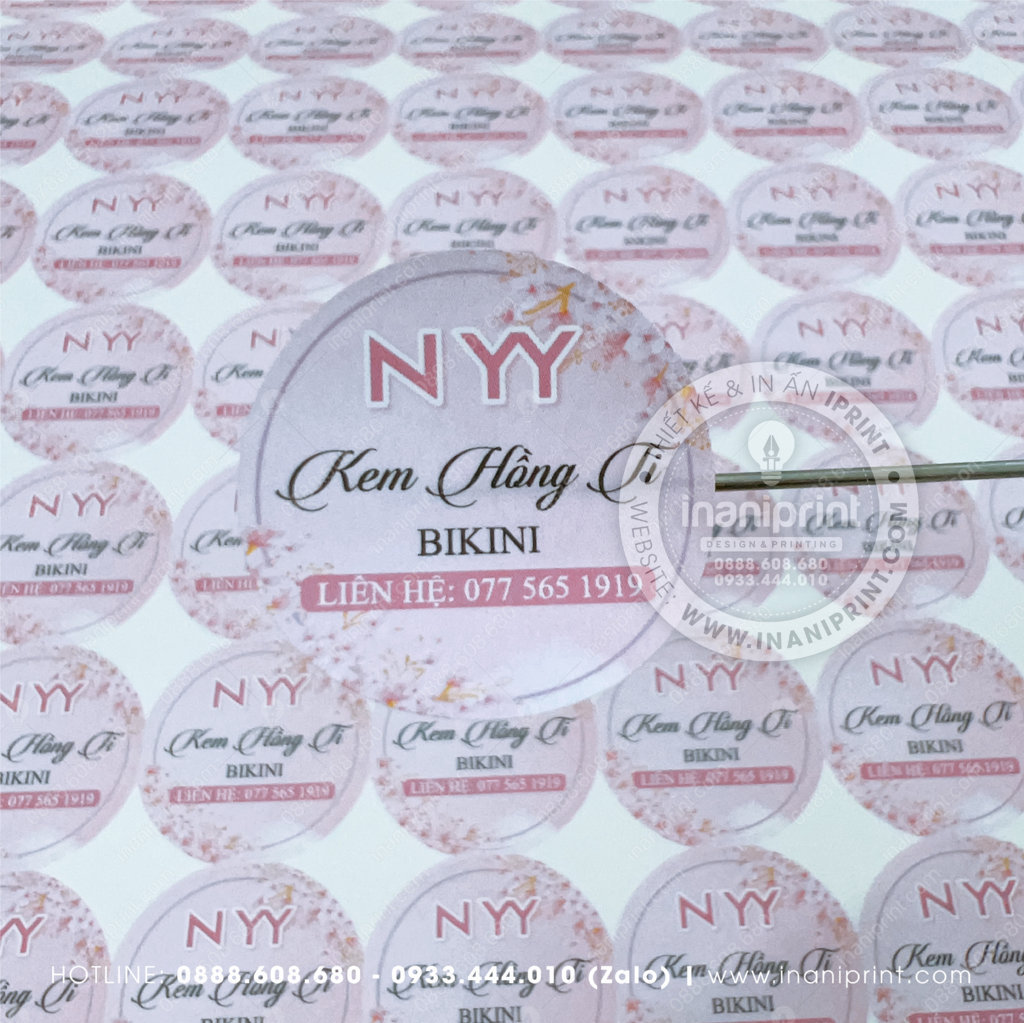 Mẫu Tem Shop Kem Mỹ Phẩm, Tem Nhãn Shop Kem Mỹ Phẩm, Decal Dán Shop Kem Mỹ Phẩm, Tem Dán Shop Kem Mỹ Phẩm Đẹp Giá rẻ