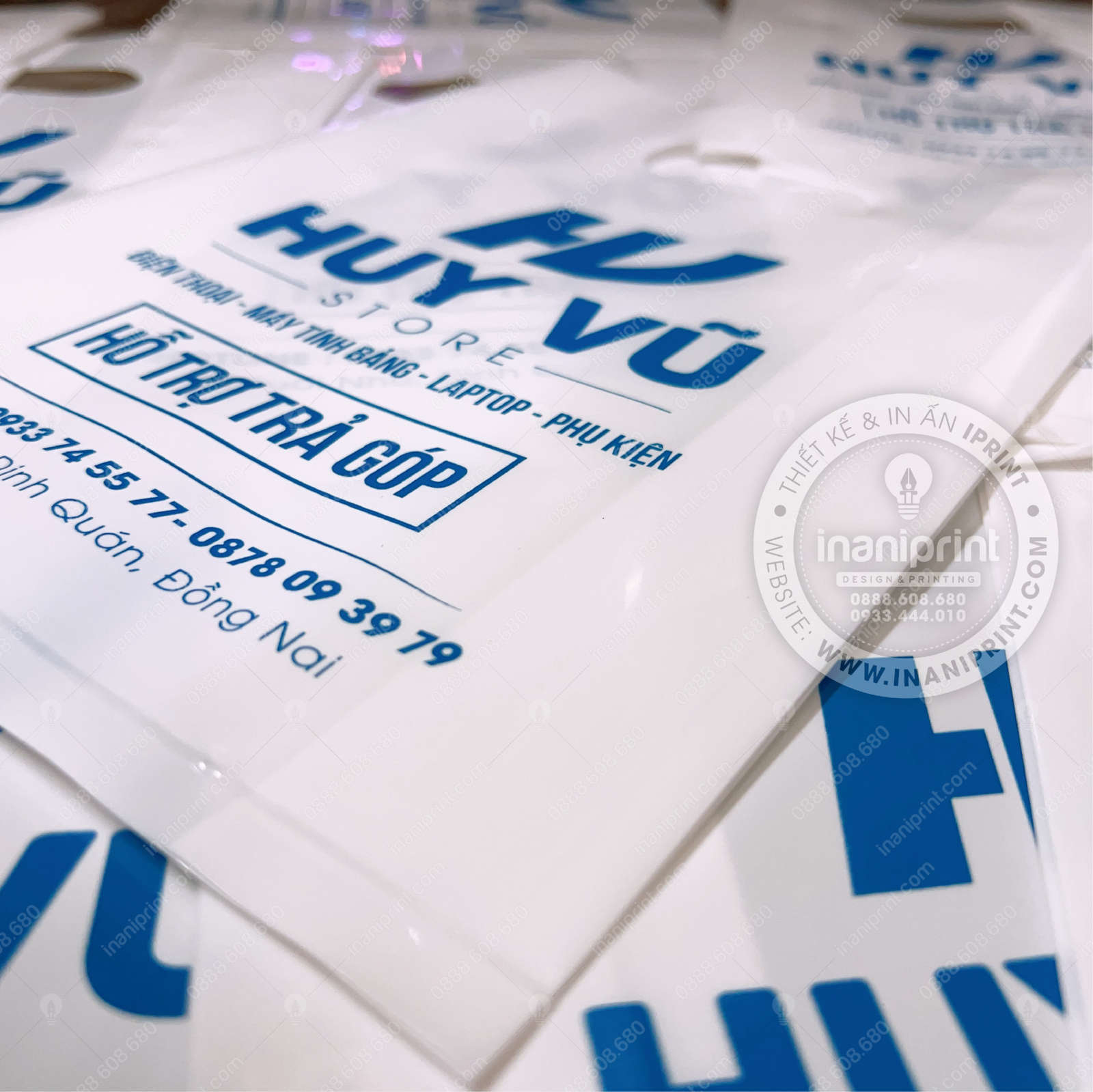 Mẫu Túi Nilon Shop Mobile, Bao Nhựa Shop Mobile, Túi Nhựa Shop Mobile, Bao Nilon Shop Mobile Đẹp Giá rẻ - Ảnh 5
