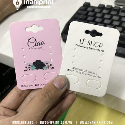 Mẫu Tag Treo Bông Tai, Tag Treo Dây Chuyền, Tag Kẹp Tóc Đẹp Giá Rẻ
