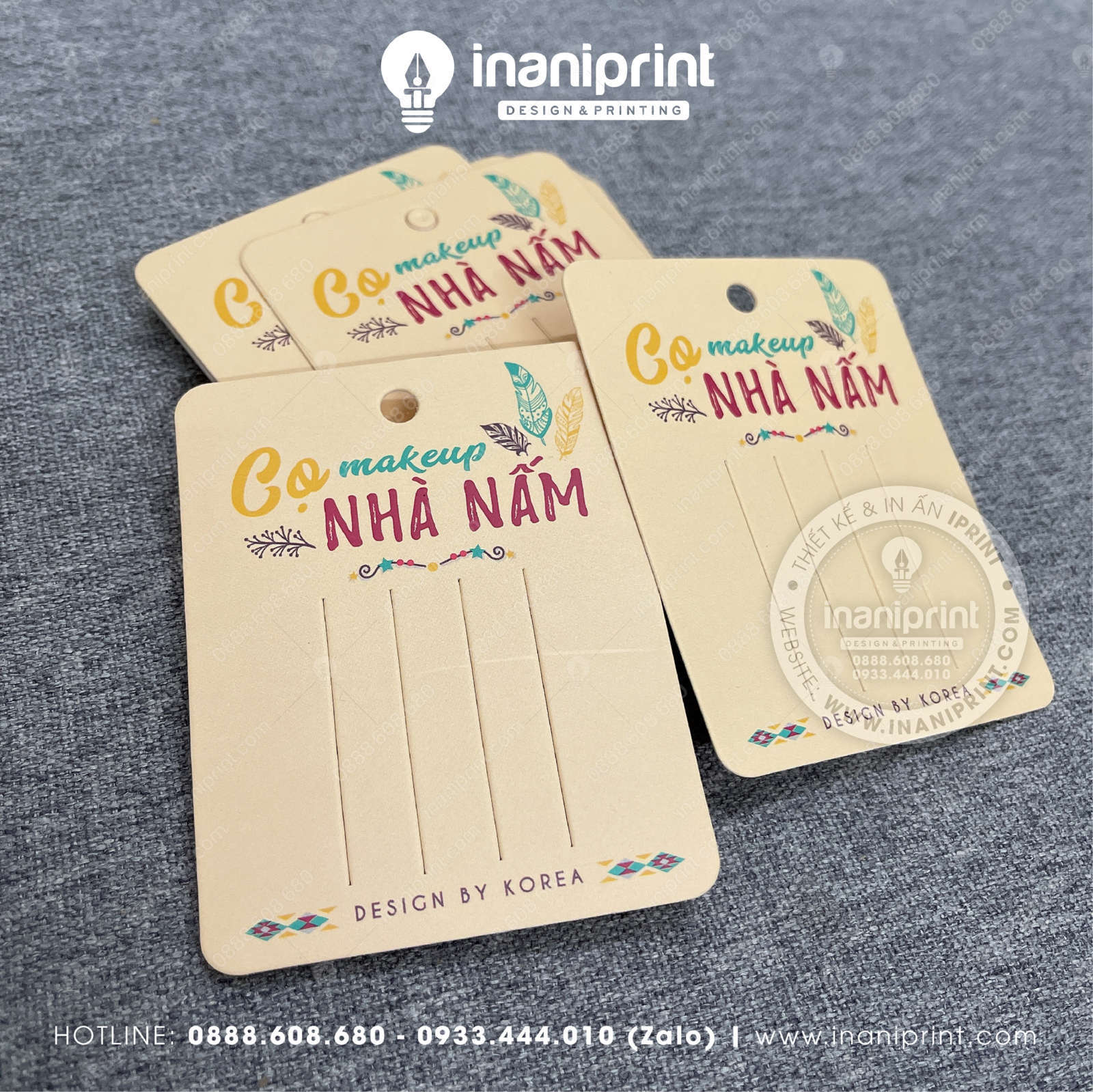 Mẫu Tag Treo Bông Tai, Tag Treo Dây Chuyền, Tag Kẹp Tóc Đẹp Giá Rẻ - Image 2