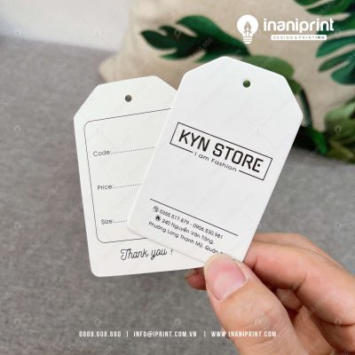 Mẫu Tag Treo Quần Áo, Mác Treo Quần Áo Đẹp Gía Rẻ