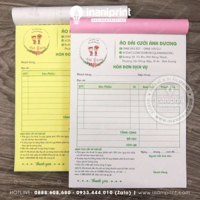 Mẫu Hóa Đơn Đẹp, Mẫu Hóa Đơn Dễ Thương, Mẫu Hóa Đơn Nhiều Màu Cute Dành Cho Shop Bán Hàng