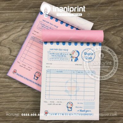 Mẫu Hóa Đơn Đẹp, Mẫu Hóa Đơn Dễ Thương, Mẫu Hóa Đơn Nhiều Màu Cute Dành Cho Shop Bán Hàng