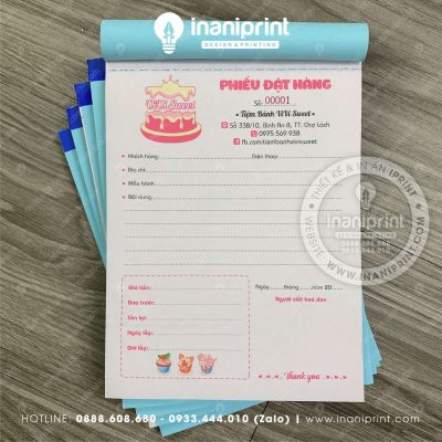 Mẫu Hóa Đơn Đẹp, Mẫu Hóa Đơn Dễ Thương, Mẫu Hóa Đơn Nhiều Màu Cute Dành Cho Shop Bán Hàng