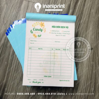 Mẫu Hóa Đơn Đẹp, Mẫu Hóa Đơn Dễ Thương, Mẫu Hóa Đơn Nhiều Màu Cute Dành Cho Shop Bán Hàng
