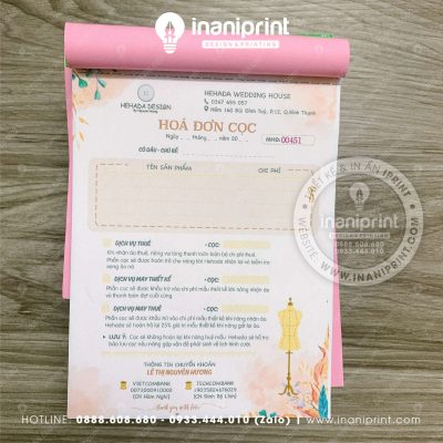 Mẫu Hóa Đơn Đẹp, Mẫu Hóa Đơn Dễ Thương, Mẫu Hóa Đơn Nhiều Màu Cute Dành Cho Shop Bán Hàng