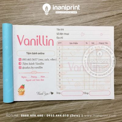 Mẫu Hóa Đơn Đẹp, Mẫu Hóa Đơn Dễ Thương, Mẫu Hóa Đơn Nhiều Màu Cute Dành Cho Shop Bán Hàng
