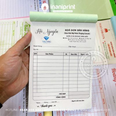 Mẫu Hóa Đơn Đẹp, Mẫu Hóa Đơn Dễ Thương, Mẫu Hóa Đơn Nhiều Màu Cute Dành Cho Shop Bán Hàng