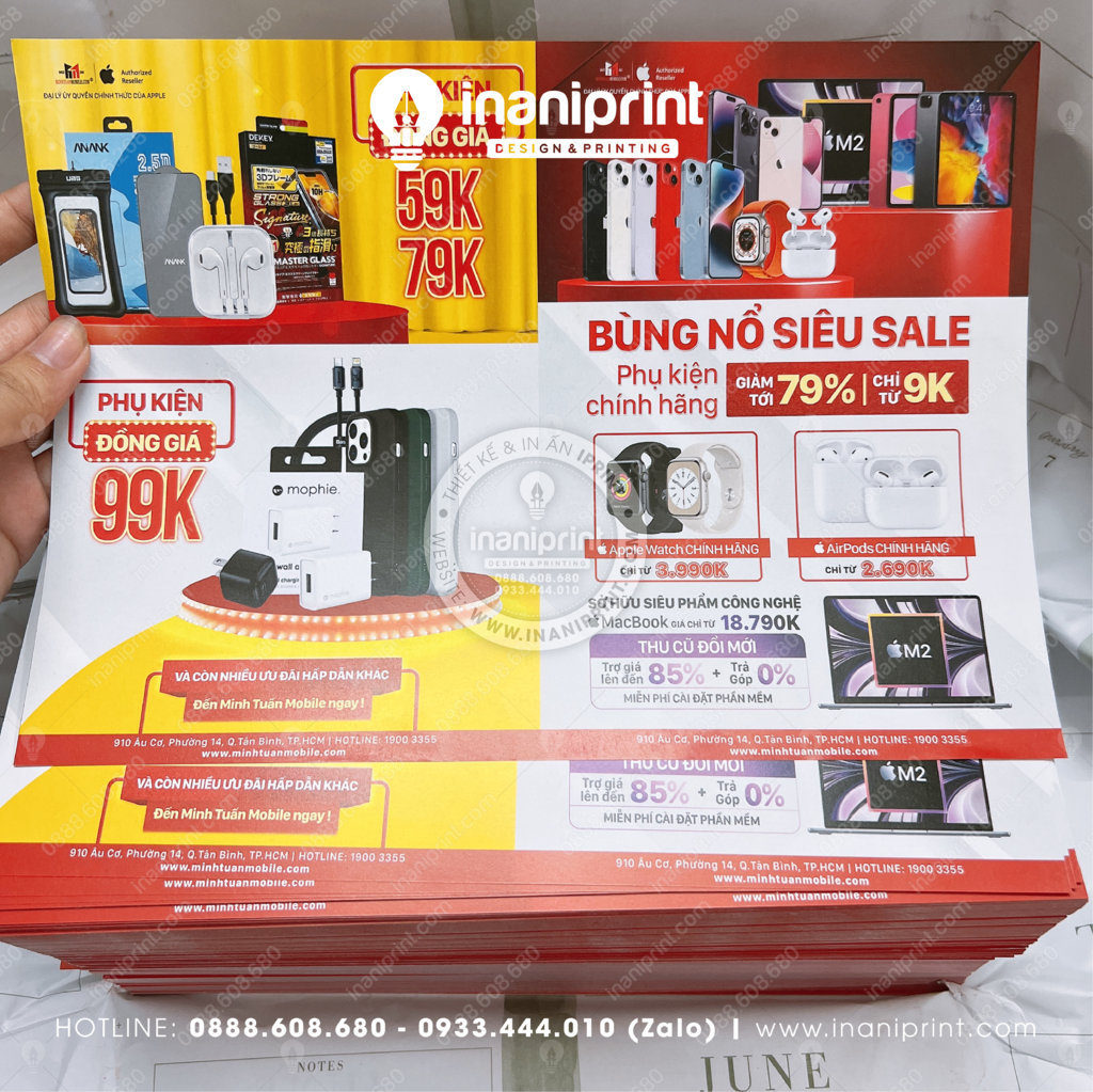 Mẫu Tờ Rơi Shop Điện Thoại Đẹp, In Tờ Rơi Shop Điện Thoại Giá Rẻ, In Tờ Rơi Shop Điện Thoại Nhanh, In Tờ Rơi Shop Điện Thoại Lấy Liền Tại HCM Đẹp Giá Rẻ