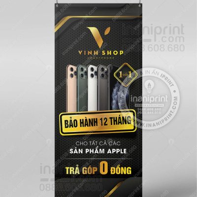 Mẫu Standee Shop Điện Thoại Đẹp, PP Shop Điện Thoại Dành Cho Shop Điện Thoại, Show Room, Công Ty Đẹp Giá Rẻ