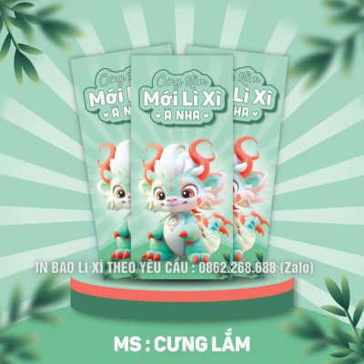 Mẫu Bao Lì Xì Năm Rồng 2024, Bao Lì Xì Xuân Giáp Thìn 2024, Bao Lì Xì Đẹp Giá Rẻ