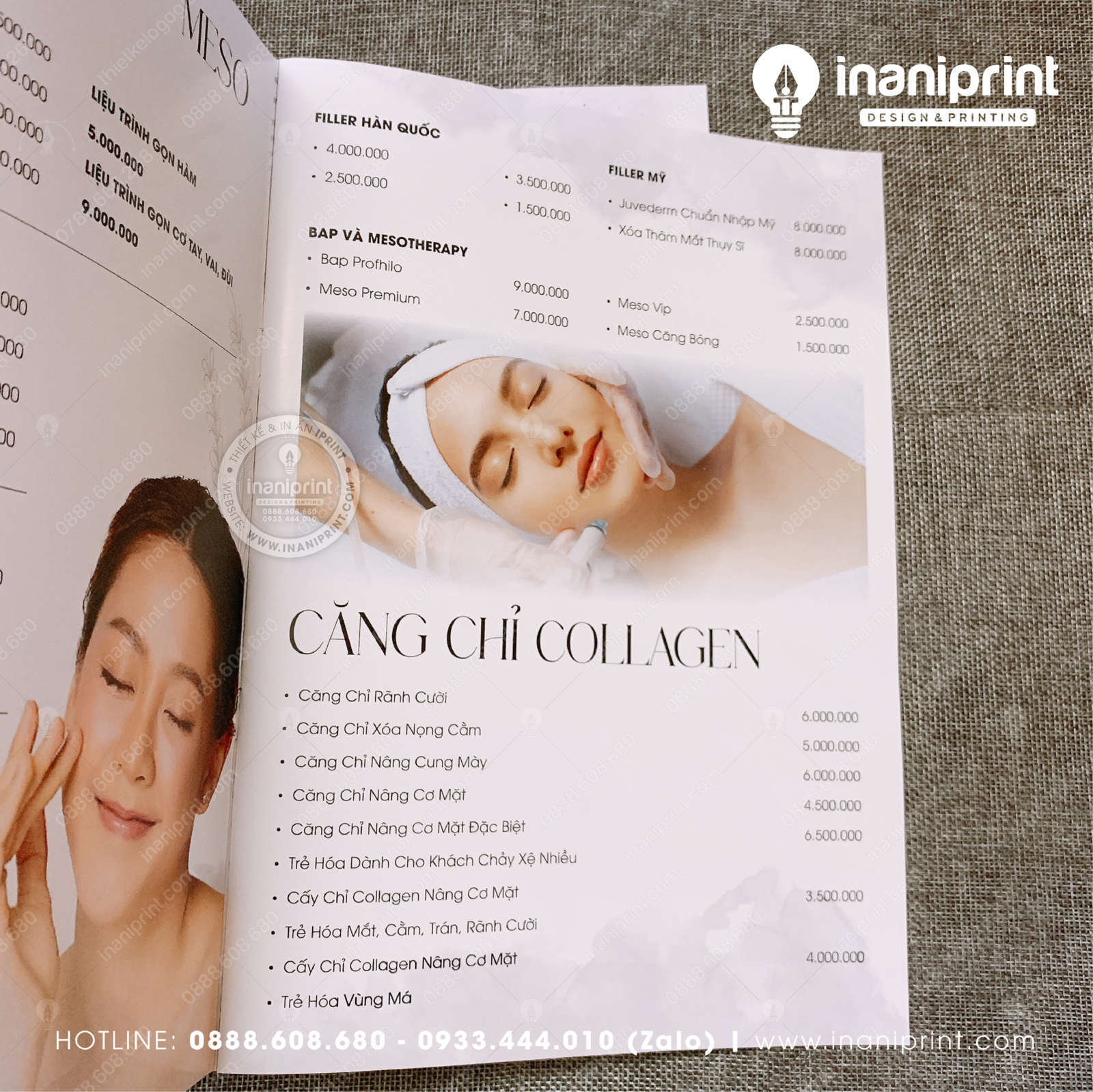 Mẫu Menu Đóng Cuốn Spa, Bảng Giá Đóng Cuốn Spa, Thực Đơn Đóng Cuốn Spa Đẹp Giá Rẻ - Image 3