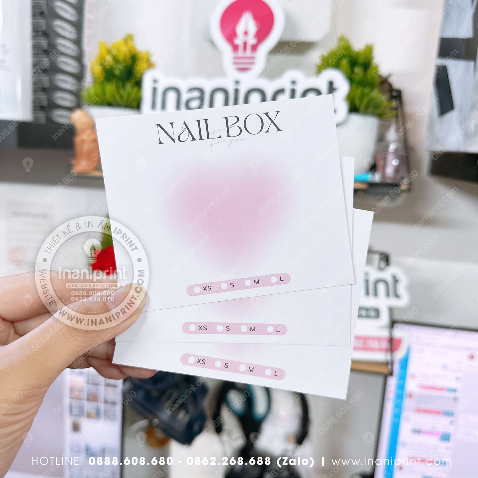 Mẫu Nails Box Loang Tim, Card Gắn Móng Tay Giả Loang Tim, Card Gắn Móng Tay Giả Loang Tim Đẹp Giá Rẻ - Image 4