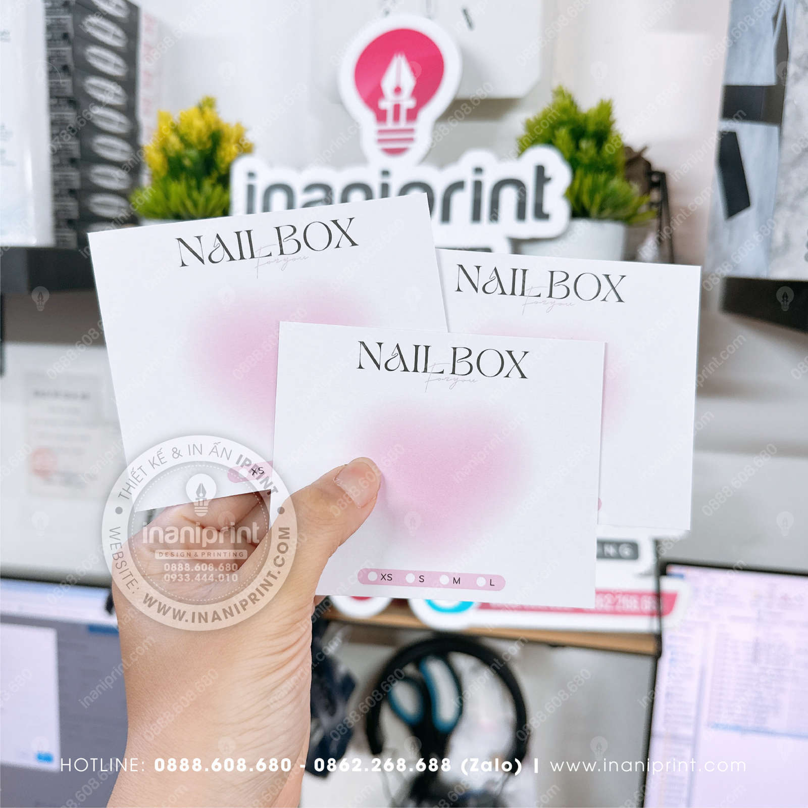 Mẫu Nails Box Loang Tim, Card Gắn Móng Tay Giả Loang Tim, Card Gắn Móng Tay Giả Loang Tim Đẹp Giá Rẻ - Image 3