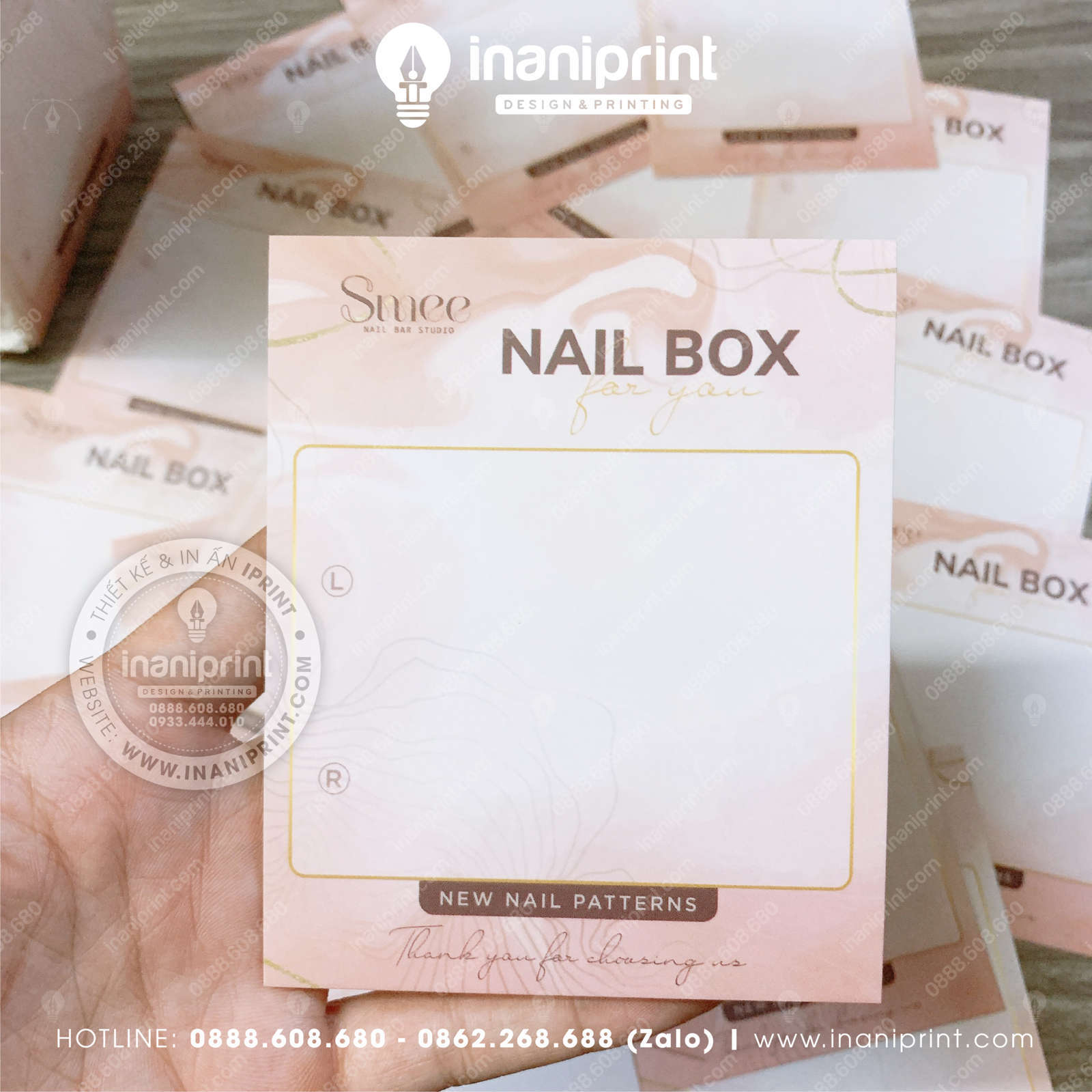 Mẫu Nails Box, Card Gắn Móng Tay Giả, Card Gắn Móng Tay Giả Đẹp Giá Rẻ - Ảnh 2