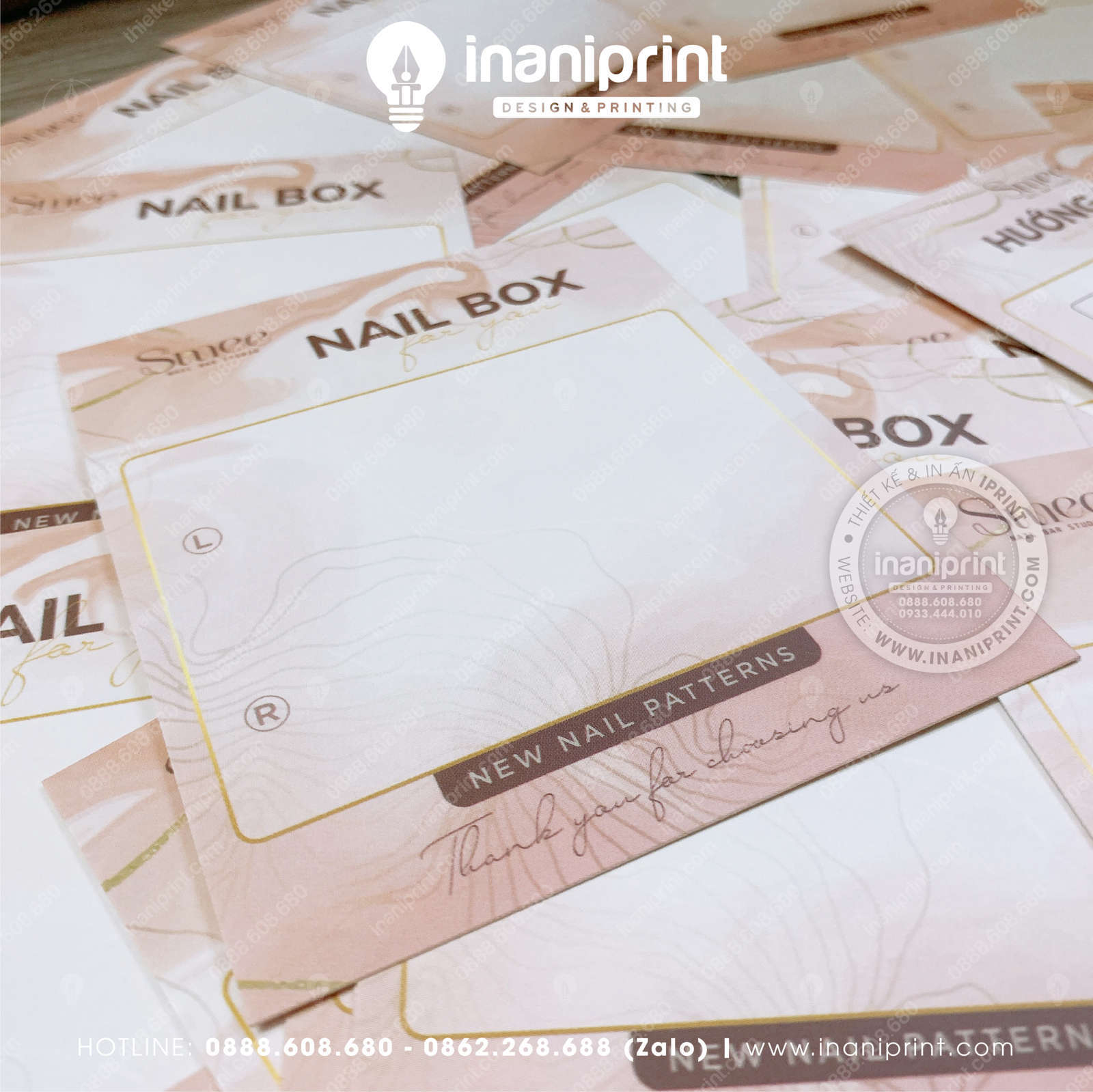 Mẫu Nails Box, Card Gắn Móng Tay Giả, Card Gắn Móng Tay Giả Đẹp Giá Rẻ - Ảnh 3