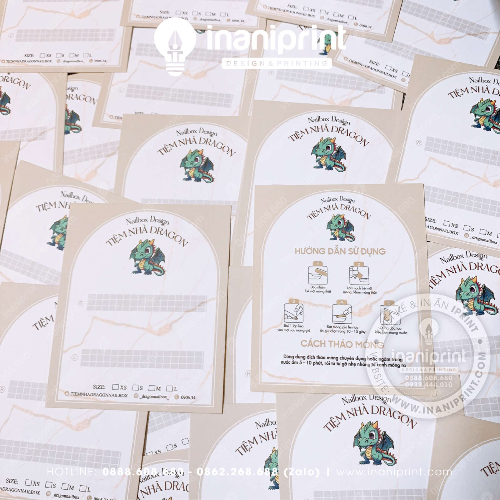 Mẫu Nails Box, Card Gắn Móng Tay Giả, Card Gắn Móng Tay Giả Đẹp Giá Rẻ - Ảnh 4