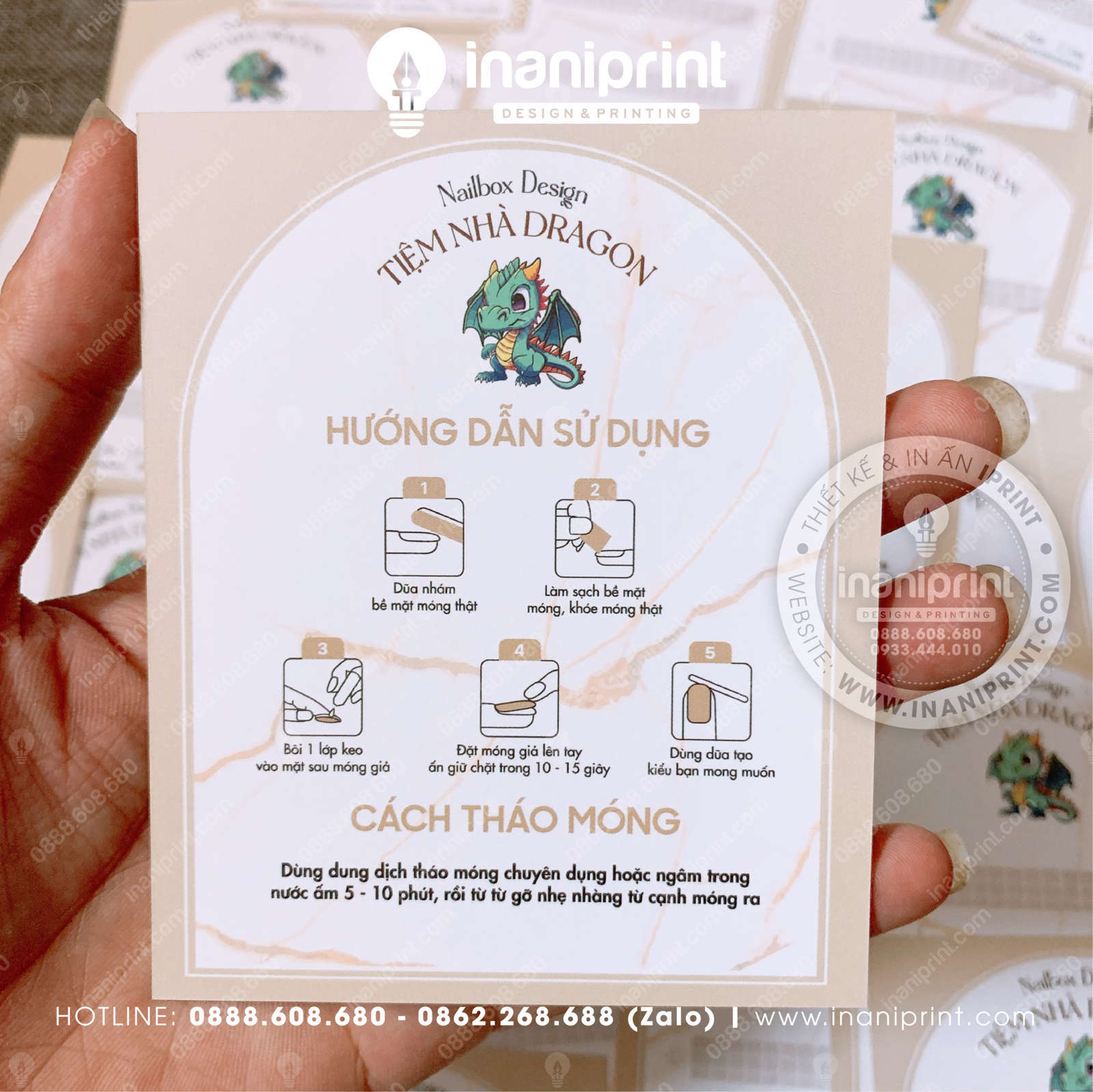 Mẫu Nails Box, Card Gắn Móng Tay Giả, Card Gắn Móng Tay Giả Đẹp Giá Rẻ - Ảnh 2