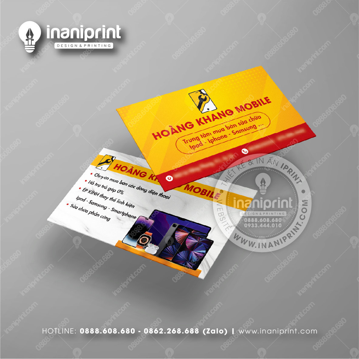 Mẫu Card Visit Shop Mobile, Name Card Tiệm Điện Thoại, Danh Thiếp Shop Điện Thoại Đẹp Giá Rẻ