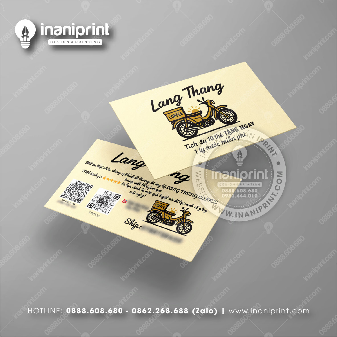 Mẫu Card Visit Quán Cà Phê, Name Card Tiệm Cà Phê, Danh Thiếp Quán Cà Phê Đẹp Giá Rẻ
