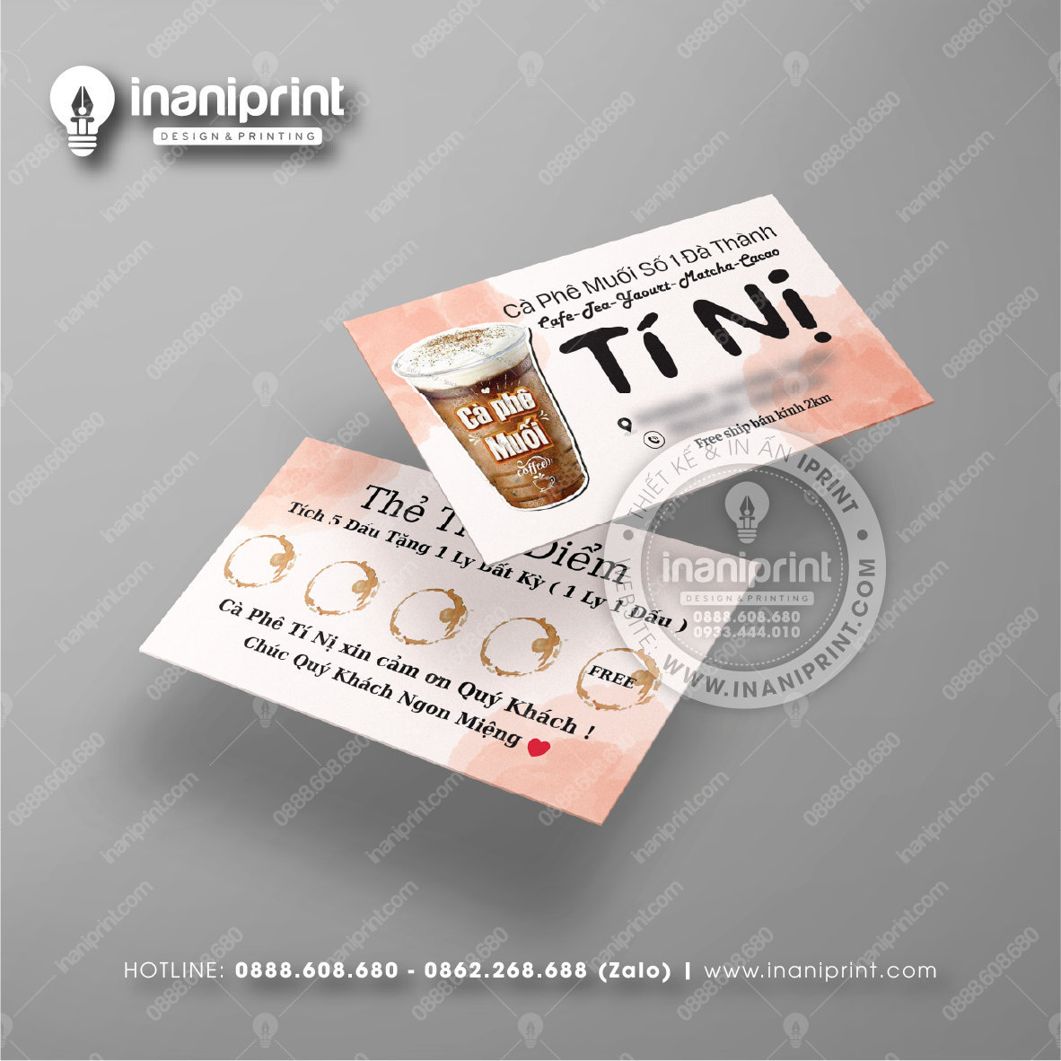 Mẫu Card Visit Quán Cà Phê, Name Card Tiệm Cà Phê, Danh Thiếp Quán Cà Phê Đẹp Giá Rẻ