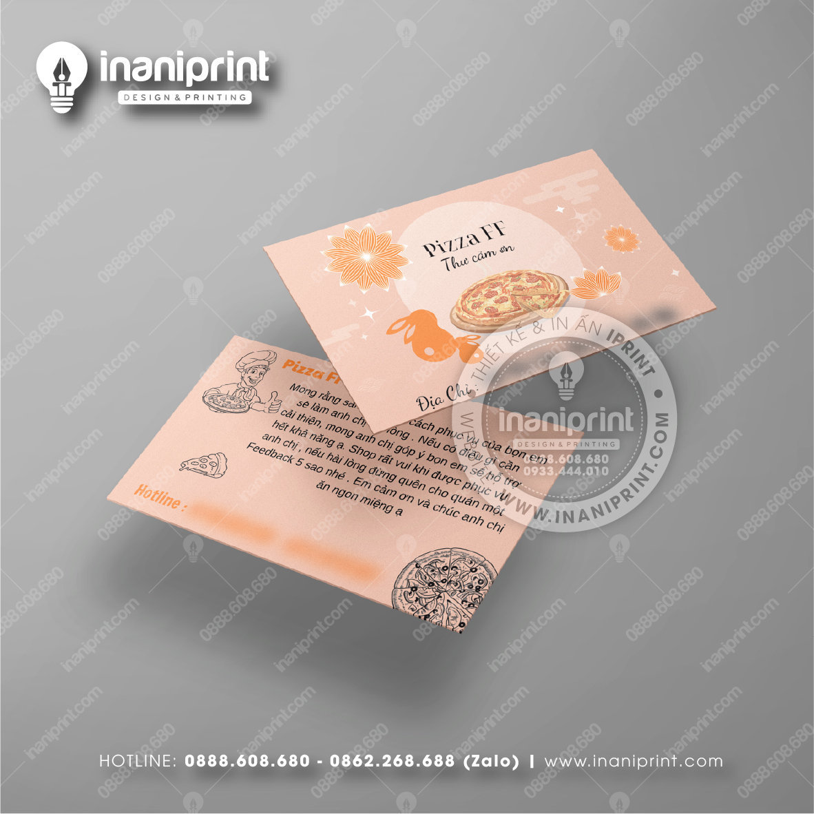 Mẫu Card Visit Tiệm Bánh, Name Card Shop Bánh, Danh Thiếp Tiệm Bánh Đẹp Giá Rẻ