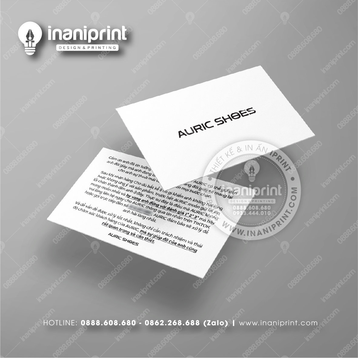 Mẫu Card Visit Shop Giày Dép, Name Card Tiệm Giày Dép, Danh Thiếp Shop Giày Dép Đẹp Giá Rẻ