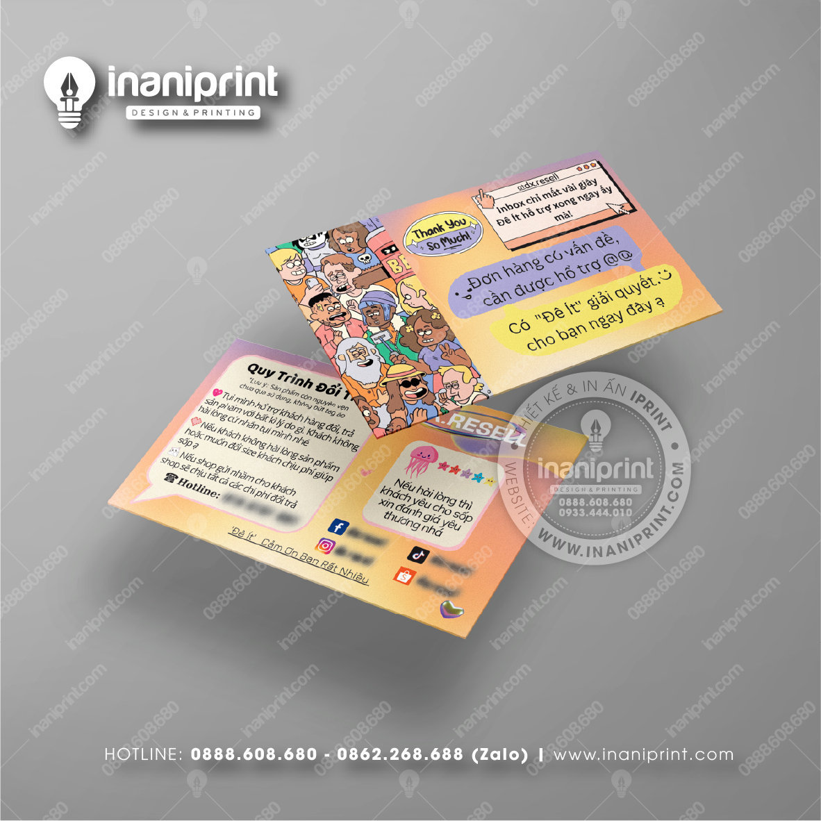 Mẫu Card Visit Shop Quần Áo, Name Card Tiệm Quần Áo, Danh Thiếp Shop Thời Trang Đẹp Giá Rẻ