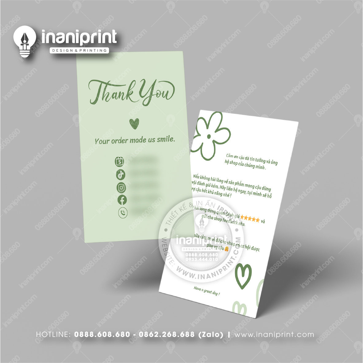 Mẫu Card Visit Shop Quần Áo, Name Card Tiệm Quần Áo, Danh Thiếp Shop Thời Trang Đẹp Giá Rẻ