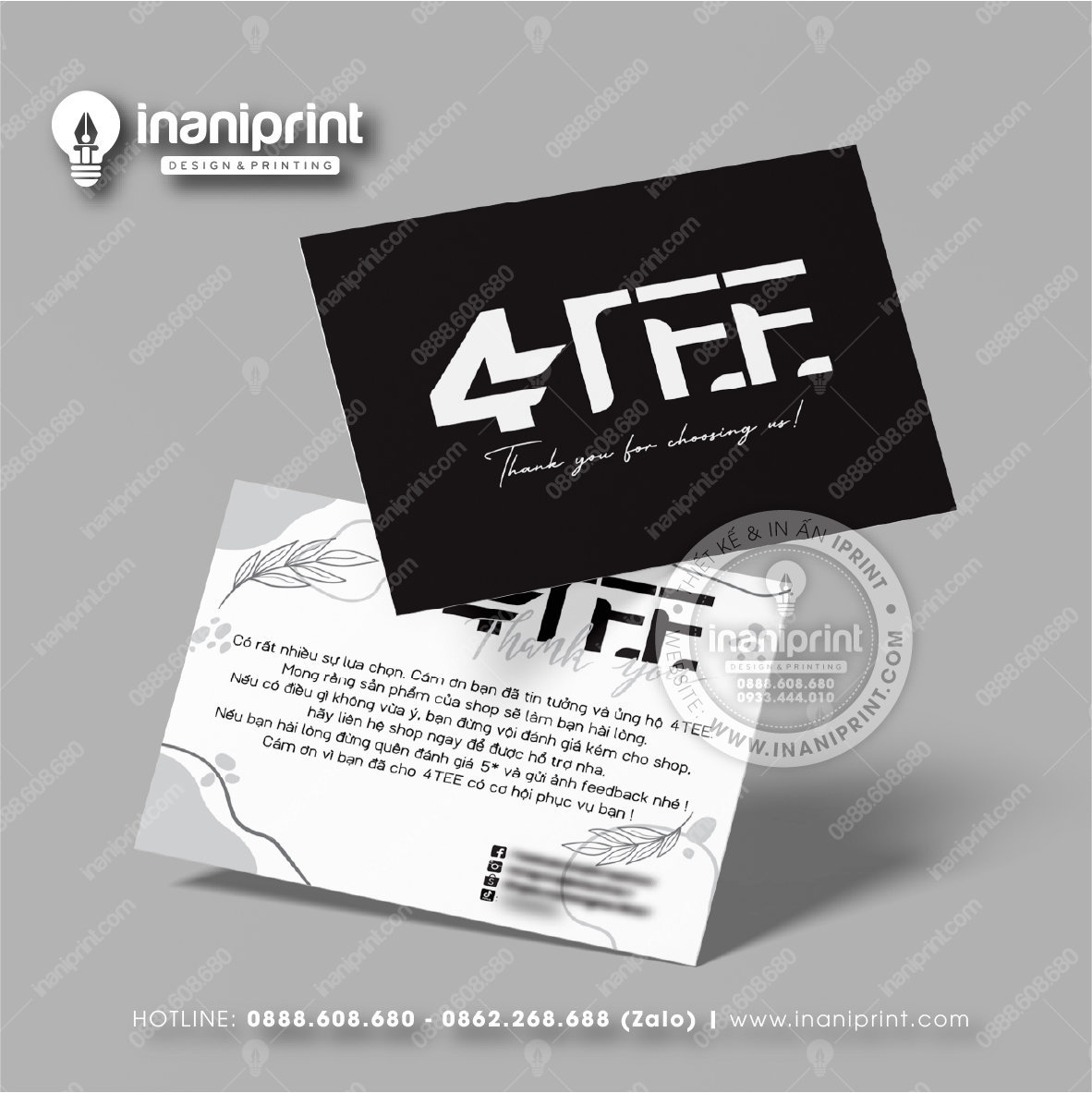 Mẫu Card Visit Shop Quần Áo, Name Card Tiệm Quần Áo, Danh Thiếp Shop Thời Trang Đẹp Giá Rẻ