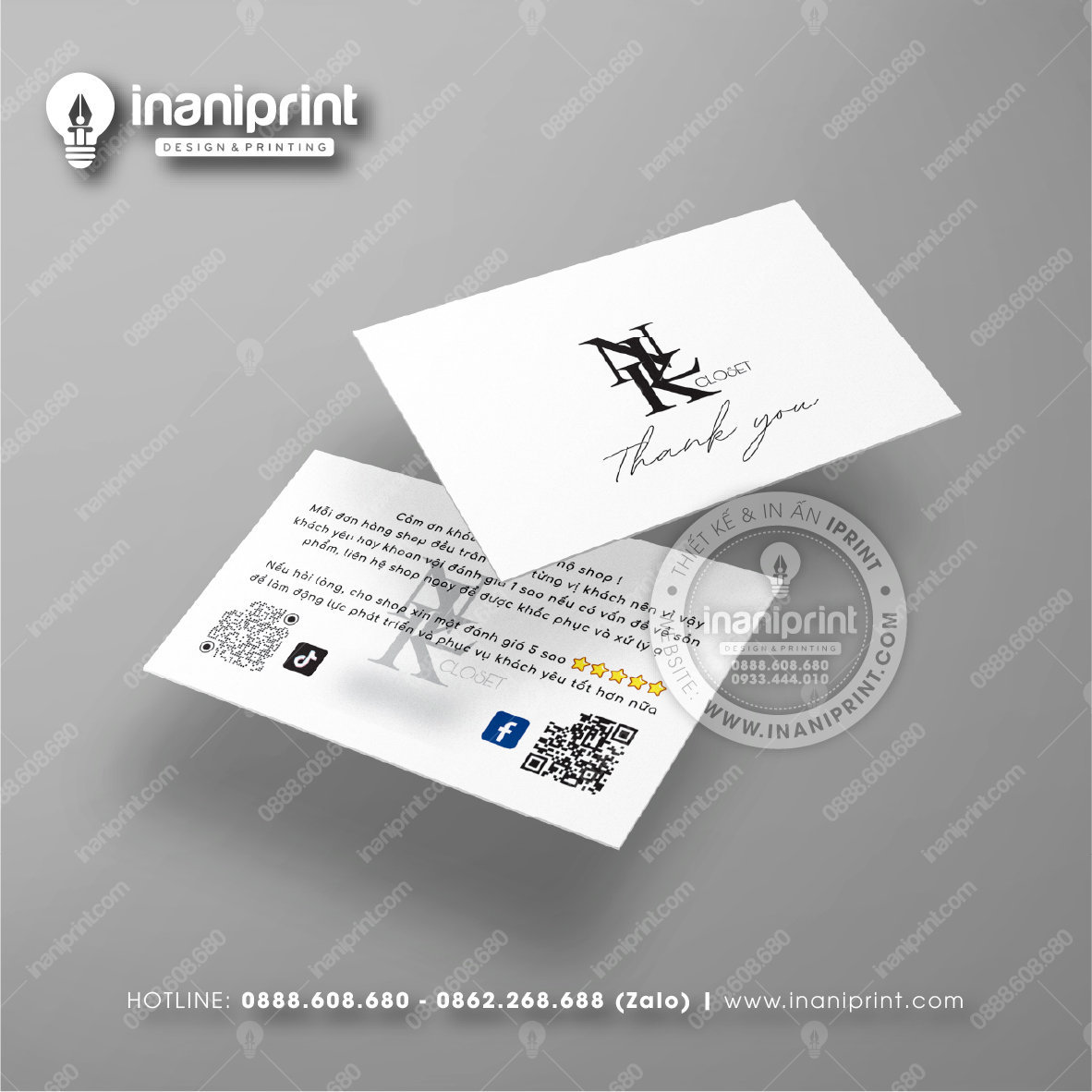 Mẫu Card Visit Shop Quần Áo, Name Card Tiệm Quần Áo, Danh Thiếp Shop Thời Trang Đẹp Giá Rẻ